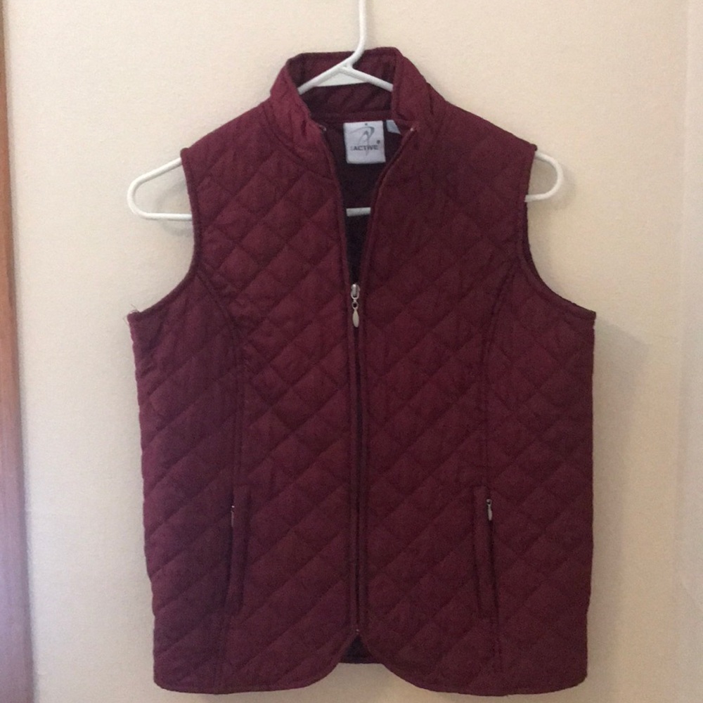 Active Burgundy Vest